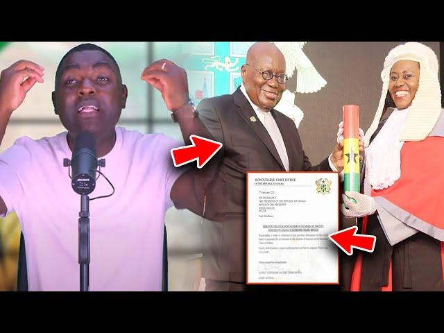 BOMBSHELL: The Mind-Blowing Evidence on the Petition to Akufo Addo to Sack Chief Justice Will Shock