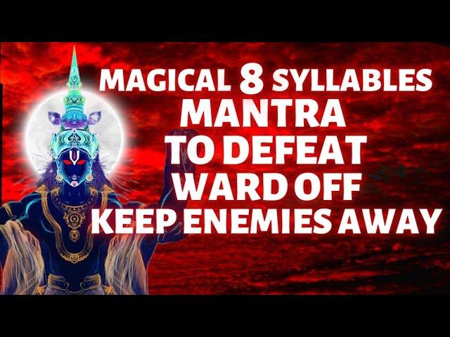 Magical 8 Syllables Mantra To Ward Off Enemies | Keep All Enemies Away | 999 Times
