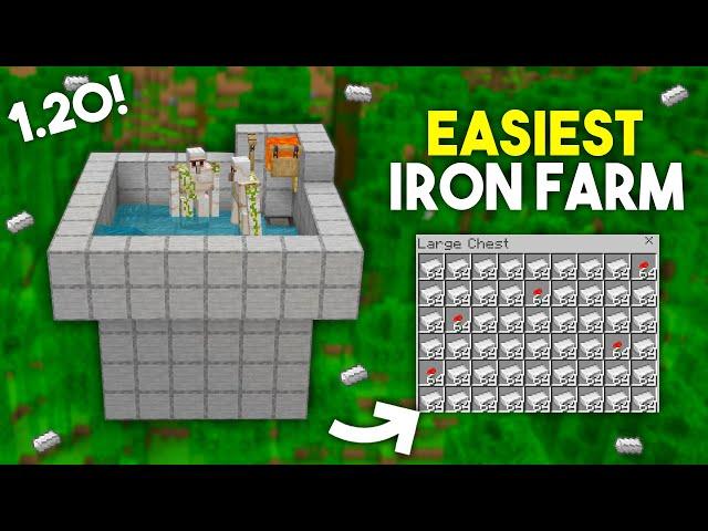 Minecraft Iron Farm 1.21+ Tutorial in Bedrock!