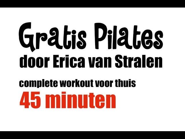 Pilates oefeningen - COMPLETE WORKOUT - doe live mee! (les september 2012)