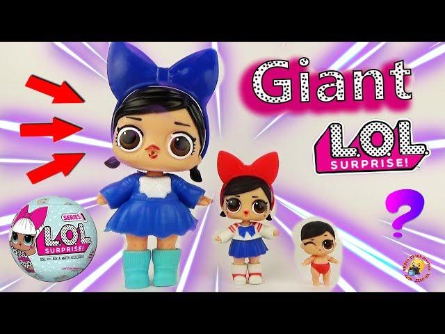 ЛОЛ сюрпризы ГИГАНТЫ куклы подделки светятся! Giant FAKE Big Lol Surprise Dolls