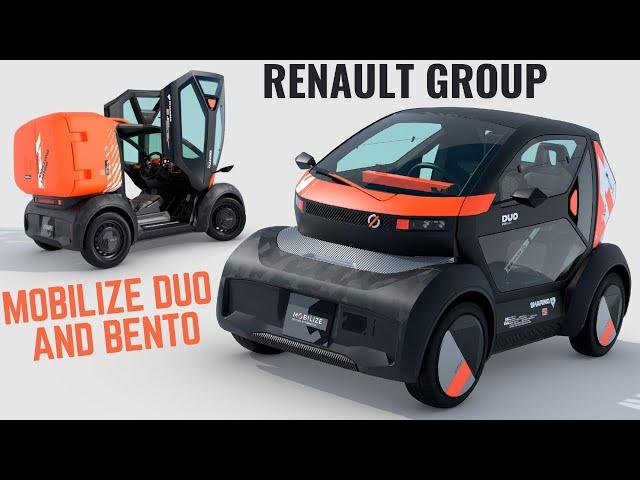 Renault Group Mobilize Duo And Bento Urban EVs Debut