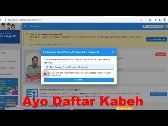 Cara Daftar Pengajar Praktik Program Pendidikan Guru Penggerak