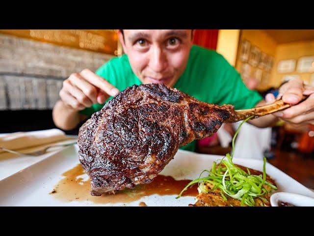 $115 BISON TOMAHAWK!!  New Jersey Food Tour - Anthony Bourdain (Day 1)