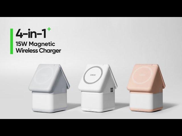 Now on Kickstarter: 4-In-1 15W Magnetic Wireless Charger House: Duzzona