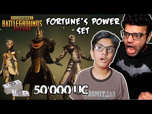 Spending All My Money In PUBG Mobile | 50,000 UC Mythic Crate Opening | Fortune's Power Set !!!