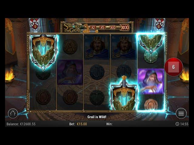 The Sword and the grail Bonus Feature (BIG WIN)(PlayNGo)(100X)