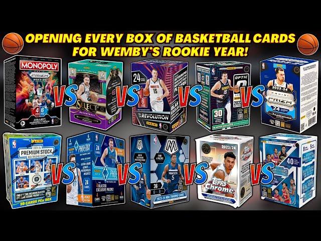 *INSANE AUTO PULL! OPENING EVERY BOX OF BASKETBALL CARDS THAT CAME OUT DURING WEMBY'S ROOKIE YEAR!