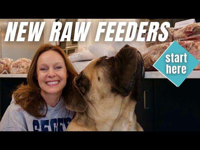 Raw Food Diet for Dogs | Starter Guide for Beginners [ LARGE DOGS]