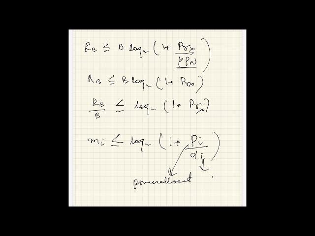 Water Filling Algorithm, intuition and derivation | COMMUNICATION CHANNEL