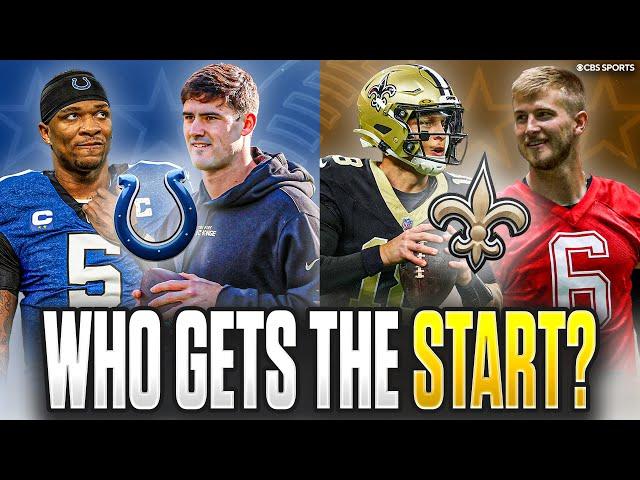 Which NFL Quarterback will get the start? | Richardson vs. Jones, Rattler vs. Shough & MORE