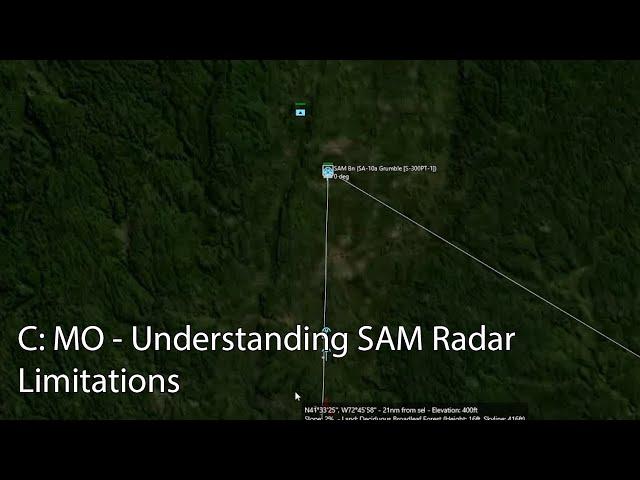 C: MO - Understanding SAM Radar Limitations