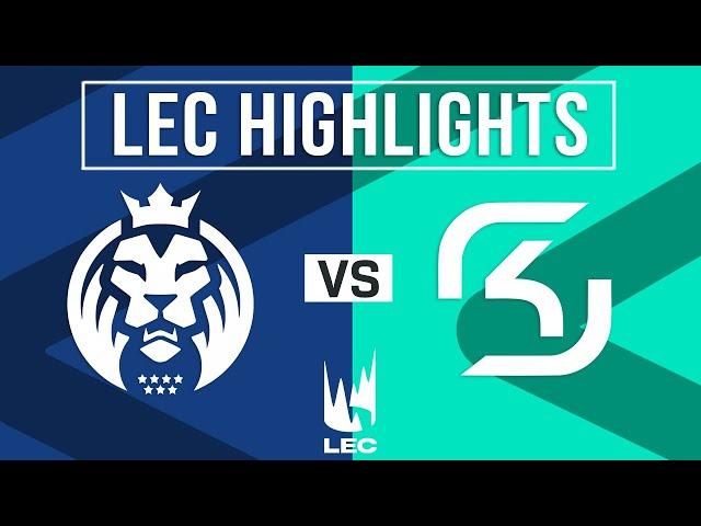 MAD vs SK Full Highlights | LEC 2024 Winter | MAD Lions vs SK Gaming