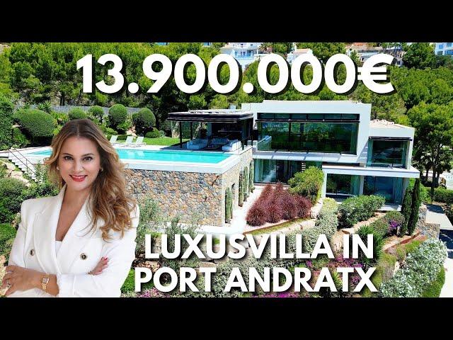 Luxusvilla in Port Andratx Mallorca 13.9 Millionen Euro Tour Rossitza Hantelmann Real Estate