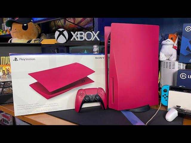 Playstation 5 Console Cover Unboxing and Set Up!