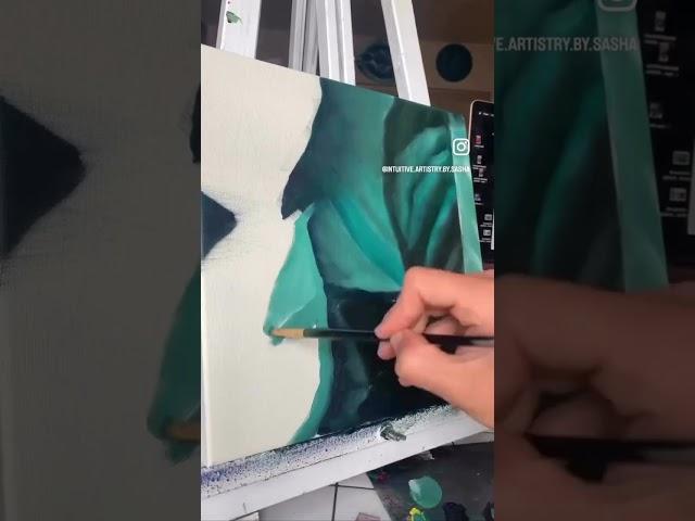 Painting some plants with oil paint! A timelapse #painting #oilpainting