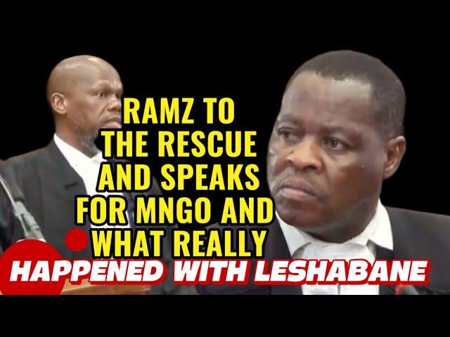 SHOCKING JUDGE RATHA MIS-QUOTES ADVOCATE MNGOMEZULU ON THE LESHABANE MATTER. WHY?!