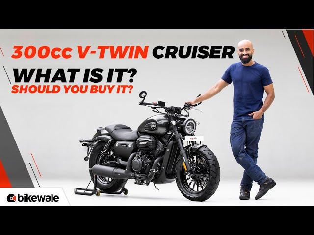 New 300cc V-TWIN Cruiser | Harley Davidson Connection? | Keeway V302C Review | BikeWale