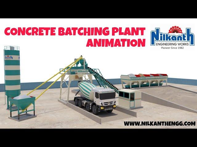 Concrete Batching Plant Animation © | Nilkanth Engineering Works