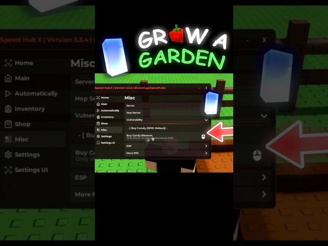 Script CANDY BLOSSOM! Grow a Garden Script! #growagarden #roblox