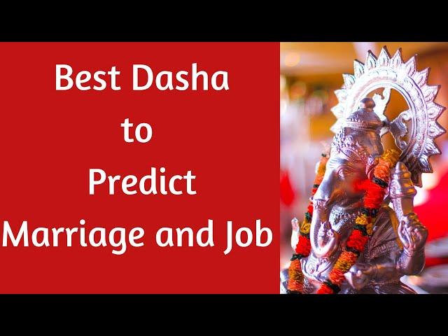 Marriage and Job timings - Learn Predictive astrology : Video Lecture 1.14