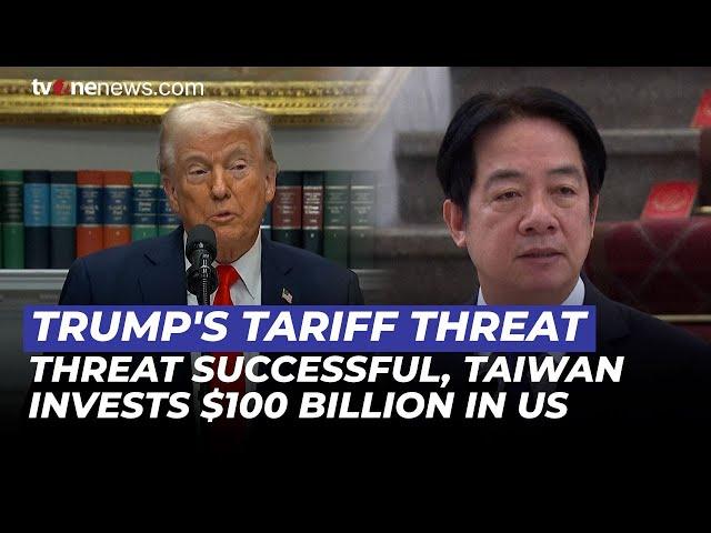 Trump's Threat Succeeds, Taiwanese Chip Giant Invests $100 Billion in US | OneNews Update