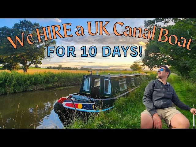 LIVE on a UK Canal Narrow Hire Boat for 10 days! Locks, Bridges, Moorings | England | Family Travel