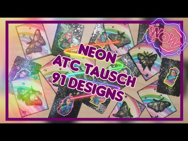 OnlyMissLuka Live! ATC Tausch Neon