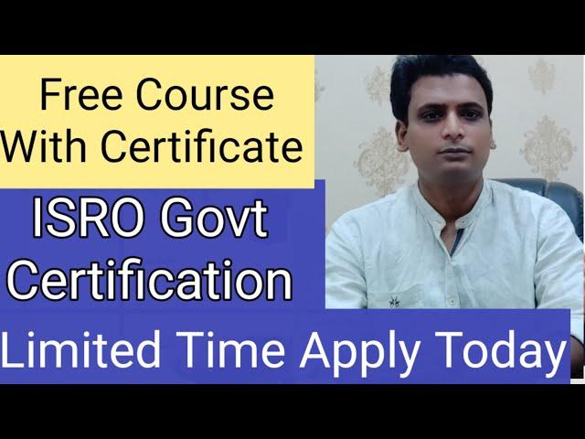 free Course with certificate ISRO