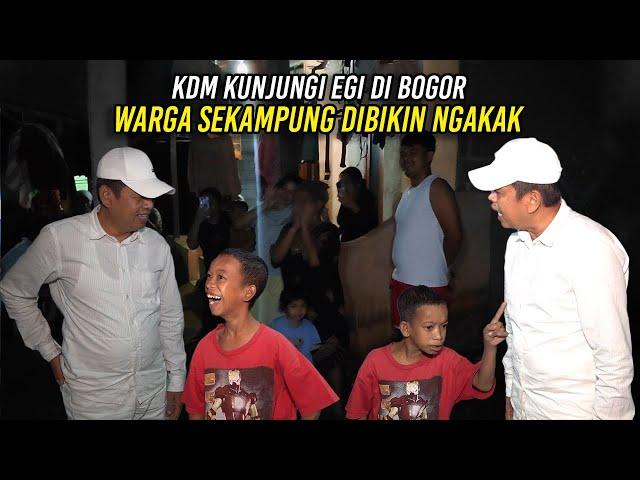 WARGA SEKAMPUNG DIBIKIN NGAKAK SAAT KDM KUNJUNGI EGI DI BOGOR