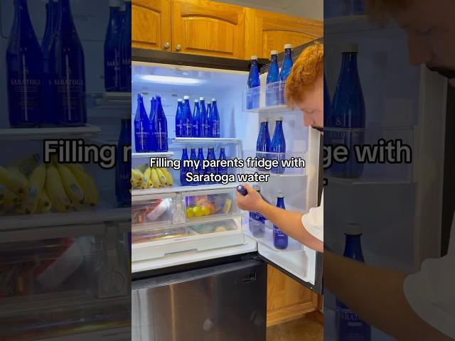 Filling My Parents Fridge With Water