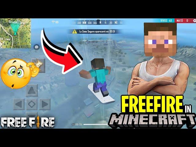 Free Fire in Minecraft  || Free Fire Minecraft version || Minecraft Gameplay Tamil