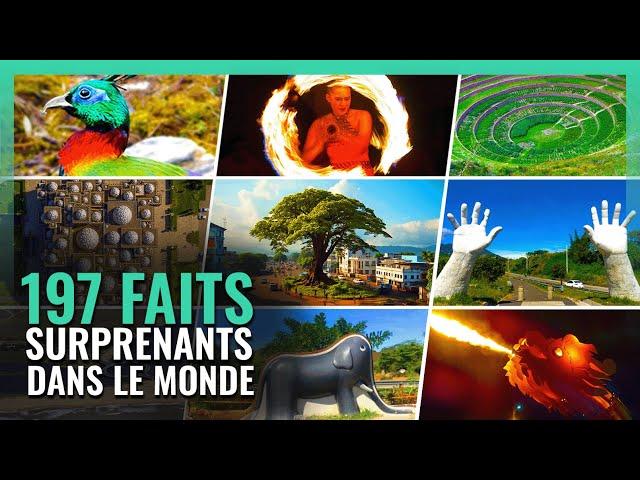 197 Faits SURPRENANTS dans le MONDE !