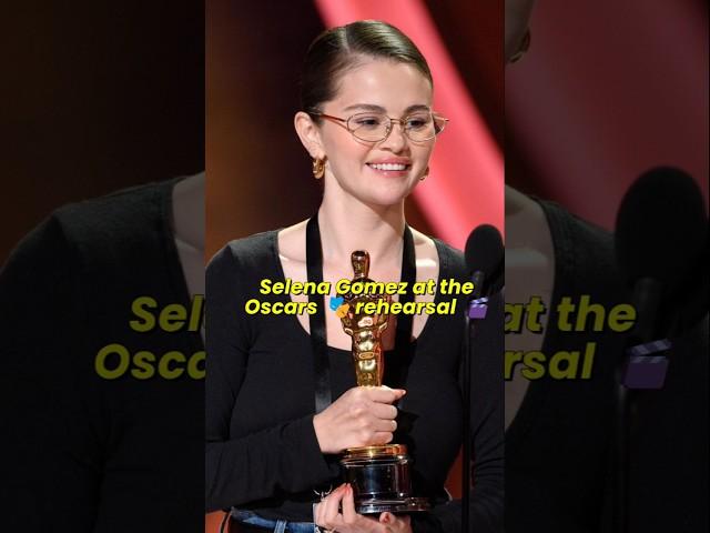 Selena Gomez at the Oscars rehearsal #shorts #selenagomez #oscars #oscar2025 #selenator #fyp
