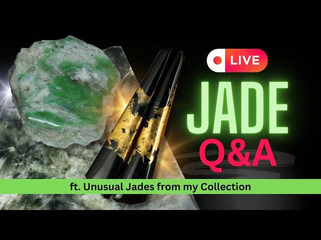 UNUSUAL JADE STONES | 24k Gold Plated Jade, Chatoyant Ghost Jade, Siberian Nephrite, and More