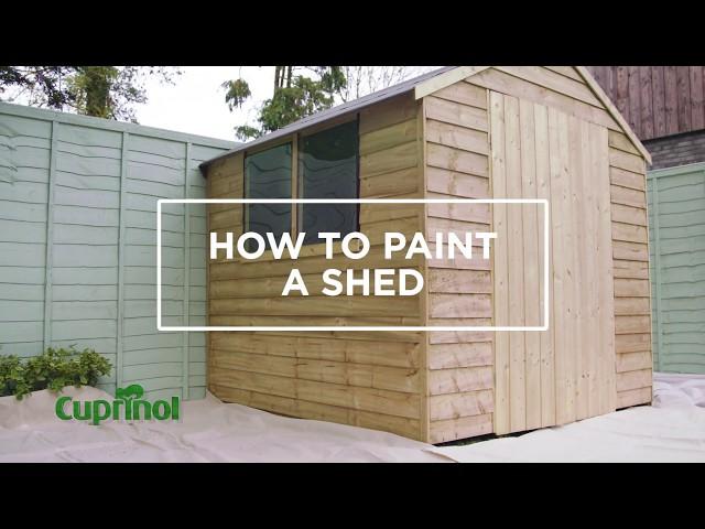 How To Paint Your Garden Shed | Cuprinol Garden Ideas