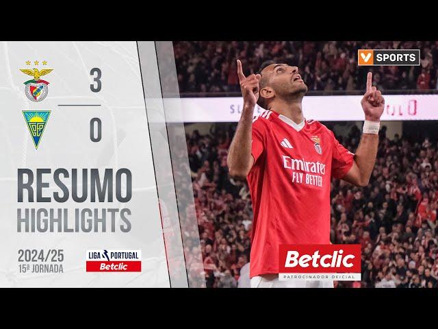 Resumo: Benfica 3-0 Estoril (Liga 24/25 #15)