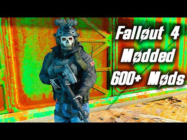 Fallout 4: Ultra MODDED Gameplay | Part 66 (600+ Mods) (Fallout 4 Weapon Mods)