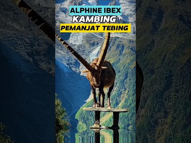 Kambing alphine ibex pemanjat tebing terhebat #shorts #unik #viral