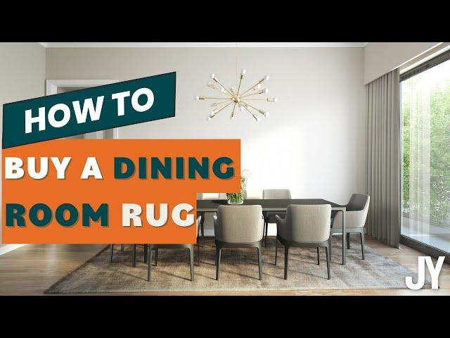 How To Buy A Dining Room Rug I Jonathan Y