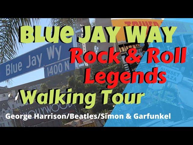 Blue Jay Way Walking Tour LA: George Harrison, Beatles, Simon & Garfunkel obscure facts & details.