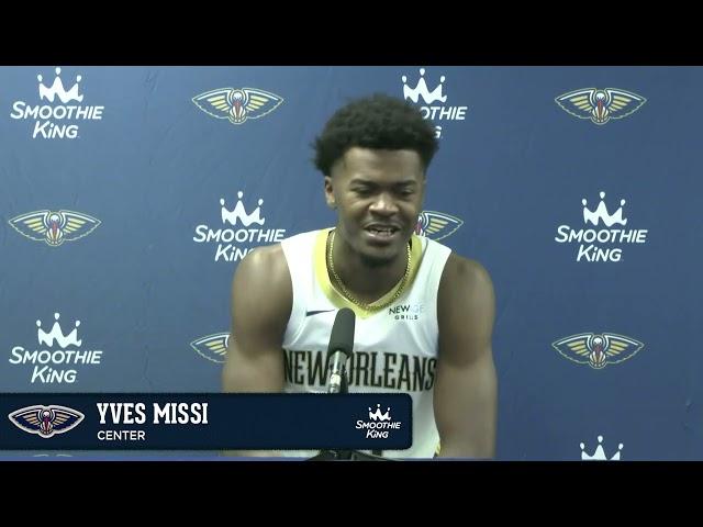 Yves Missi interview | Pelicans Media Day 2024