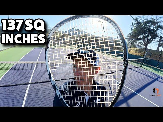 We tested the largest racquet in history! The Gamma Big Bubba!