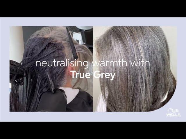 How to Neutralize Warmth In Grey Hair Using True Grey | Wella Professionals