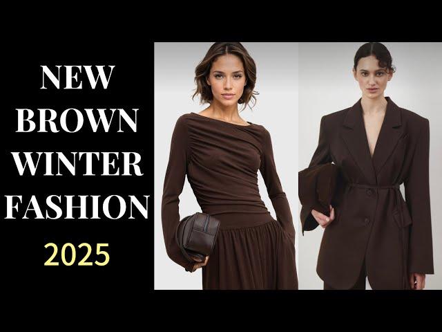 Mastering the Art of Brown: Winter Wardrobe Elegance for 2025