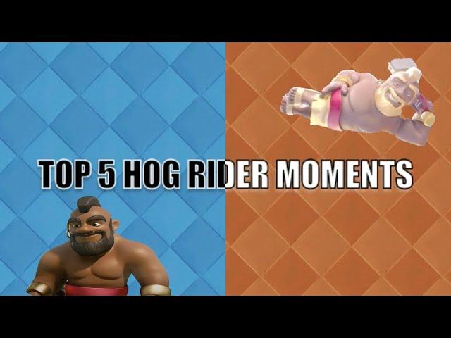 TOP 5 HOG RIDER MOMENTS‼️. 