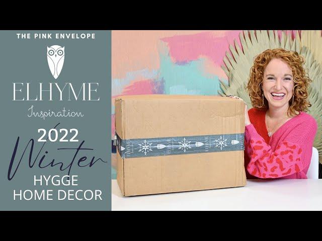 Elhyme Winter 2022 Hygge Home Decor Subscription Box | Customizations + Spoilers