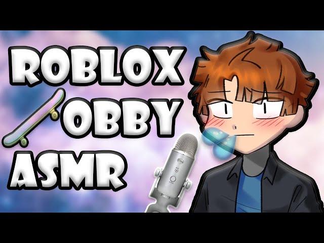 ASMR Roblox Skateboard Obby! (Super Wet Mouth Sounds + Tapping Sounds :D)