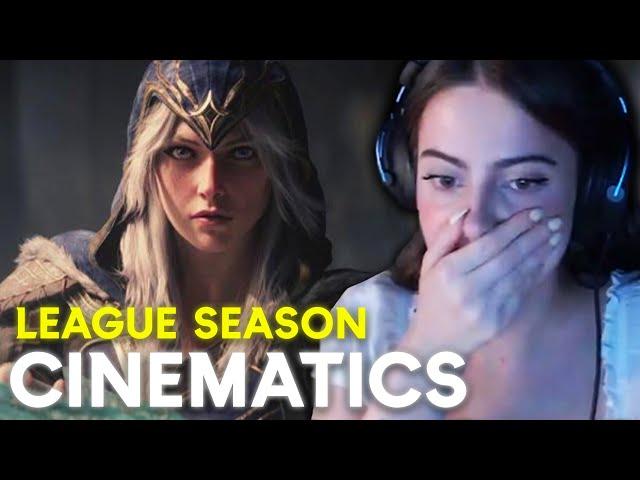 FIRST TIME REACTING to League of Legends Season Cinematics