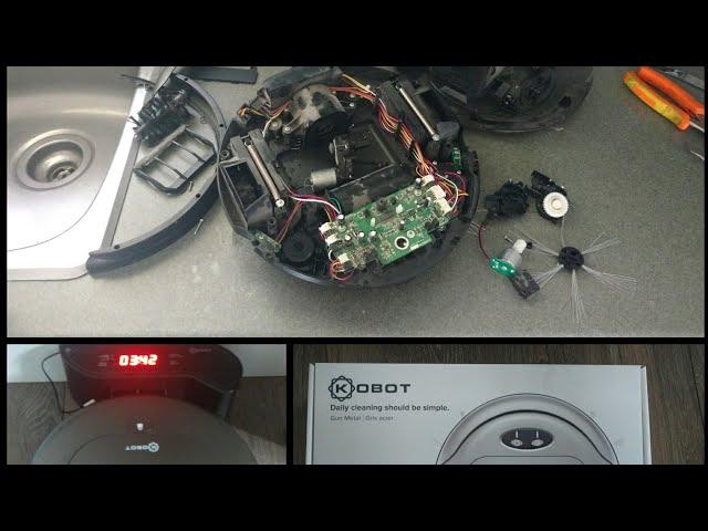 Whats inside a Robotic Vacuum Cleaner Kobot RV353 Review and teardown